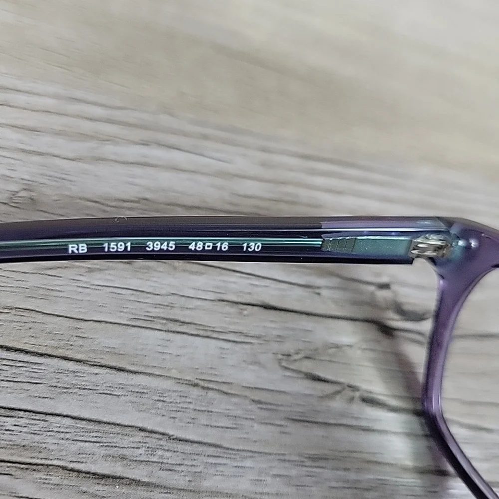 Ray-Ban RB 1591 3945 Kids Eyeglasses Frames Only Top Light Blue Violet 48-16 130